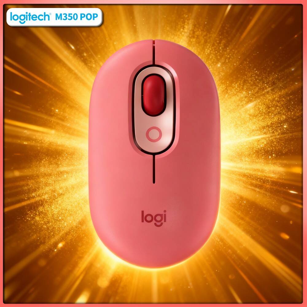 Gaming Console Logitech - เมาส์ Logitech M350 POP รุ่นรักษ์โลก ผลิตจากพลาสติกรีไซเคิล