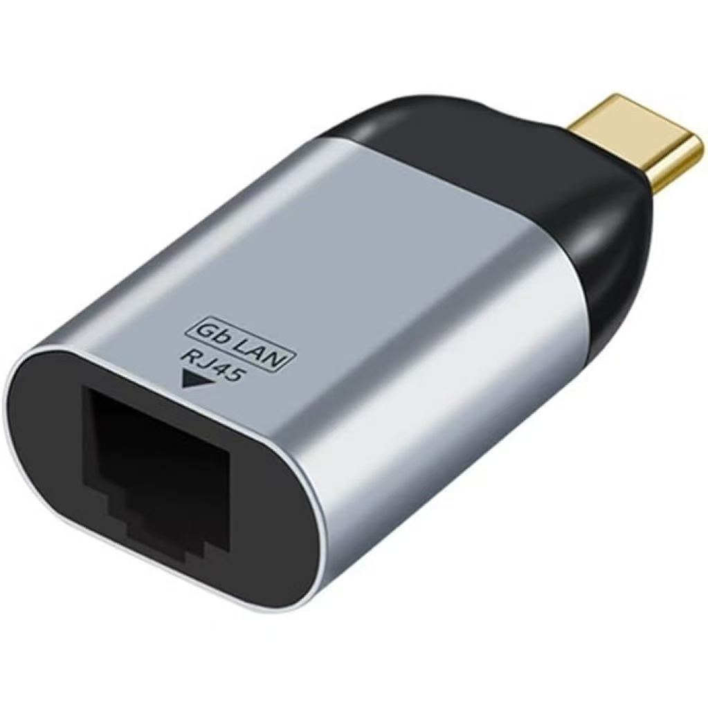 Lan Cable Gaming - อะแดปเตอร์ USB-C ชาย ต่อ RJ45 หญิง