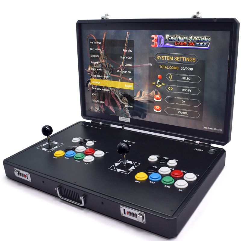 Gaming Console Table - PANDORA H3 24นิ้วจอแอลซีดีคอนโซลอาเขต, 23000เกม, บอร์ดผู้เล่น PCB