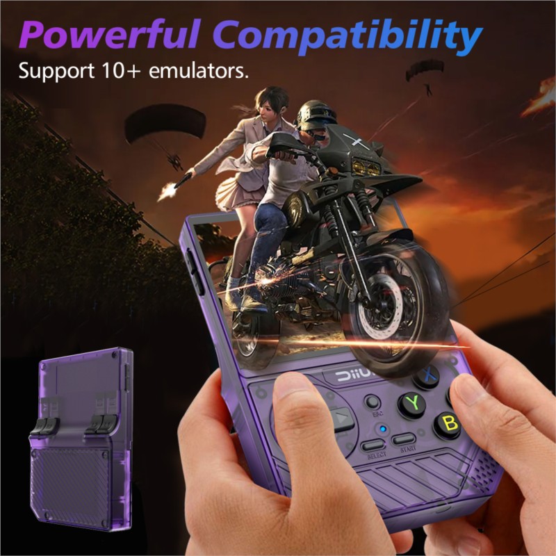 Gaming Console Old - เครื่องเล่นเกมพกพาแบบโอเพ่นซอร์สรุ่นใหม่ เกมอาร์เคดย้อนยุคแบบพกพา ระบบ 3D คู่ ดีไซน์คลาสสิก