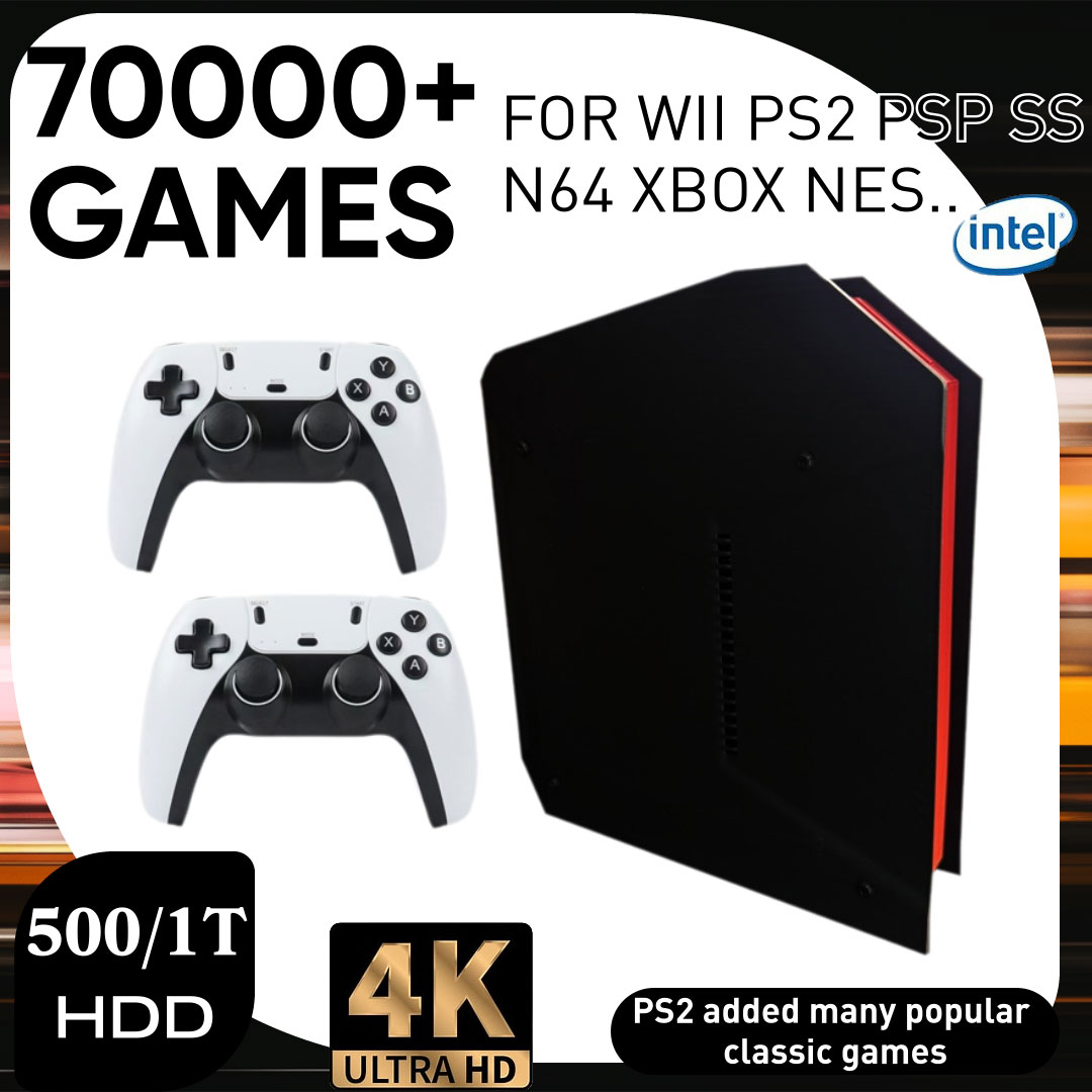 Gaming Console With Gta - เครื่องเล่นเกมย้อนยุค X4 พร้อมระบบคู่ 1TB และ CPU