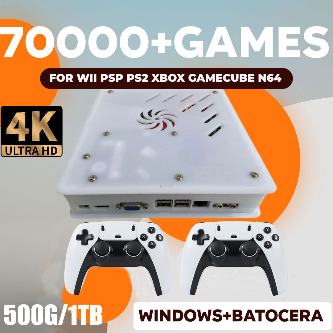 Gaming Console With Gta - เครื่องเล่นเกมย้อนยุค 2026 I3-3110M X8 ความจุ 1TB