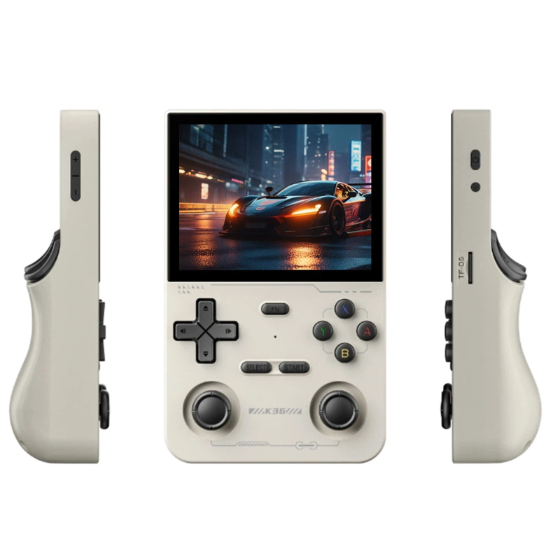 Gaming Console K36 - เครื่องเล่นเกมพกพา K36 ระบบลินุกซ์ เครื่องเล่นวิดีโอเกมย้อนยุค มีเกมในตัวมากกว่า 16,000
