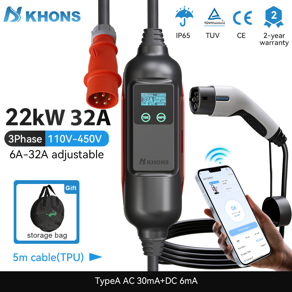 Khons แบบพกพา EV Charger Type2 - Pc Gaming Handheld Console บทวิจารณ์และราคา