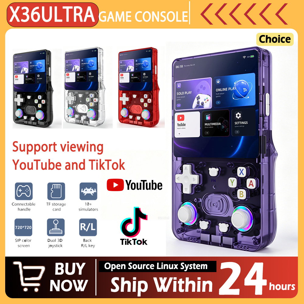 เครื่องเล่นเกมพกพา New X36 ult - Gaming Console With Gta บทวิจารณ์และราคา