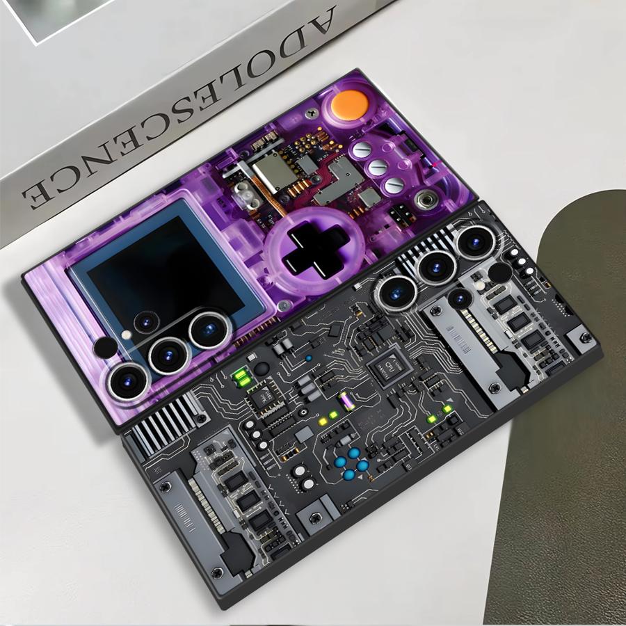 เคสโทรศัพท์ลายเกมส์สีม่วงสำหรั - Gaming Console In Phone บทวิจารณ์และราคา