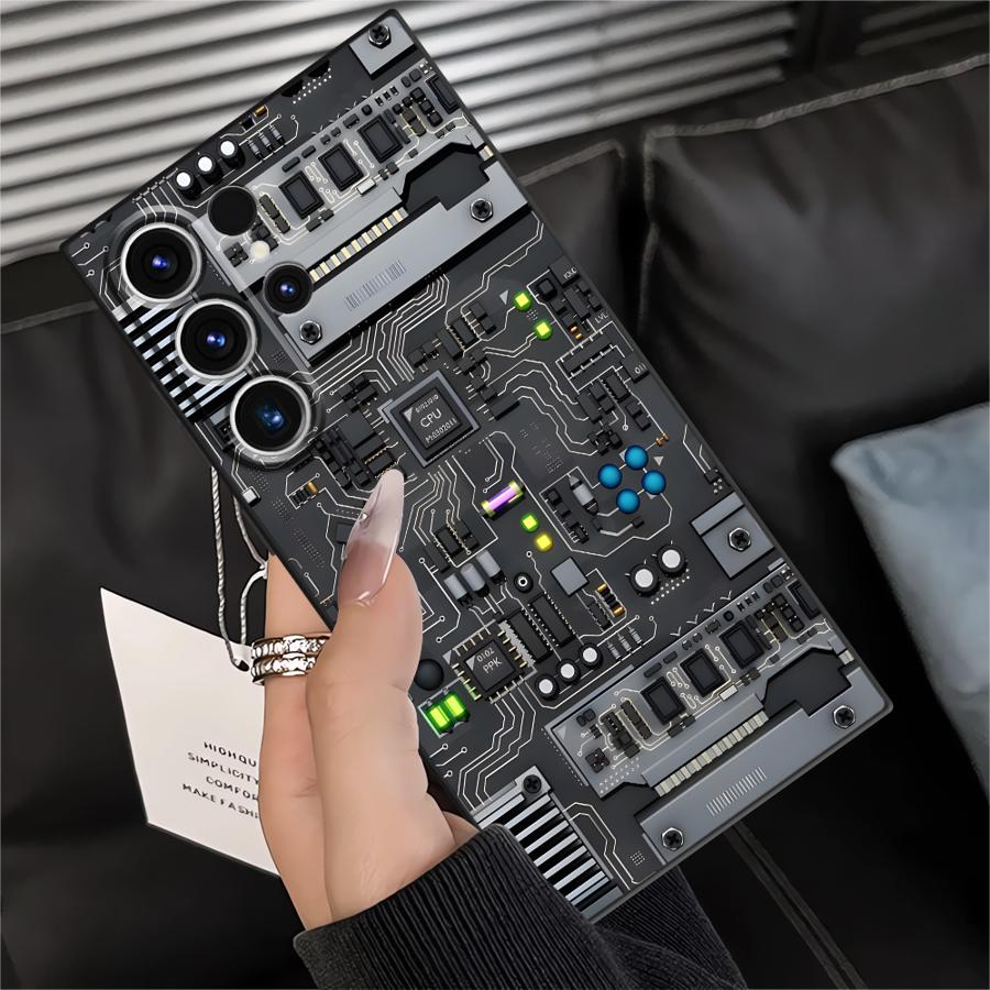 เคสโทรศัพท์มือถือสีม่วงลายเกมม - Gaming Console In Phone บทวิจารณ์และราคา
