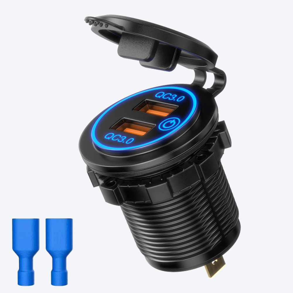 ที่ชาร์จมอเตอร์ไซค์แบบ USB คู่ - Gaming Console In Phone บทวิจารณ์และราคา