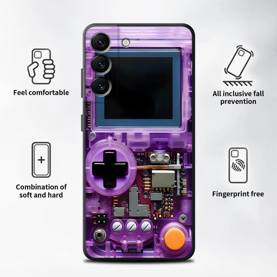 เคสโทรศัพท์มือถือลายเกมส์สีม่ว - Gaming Console In Phone บทวิจารณ์และราคา