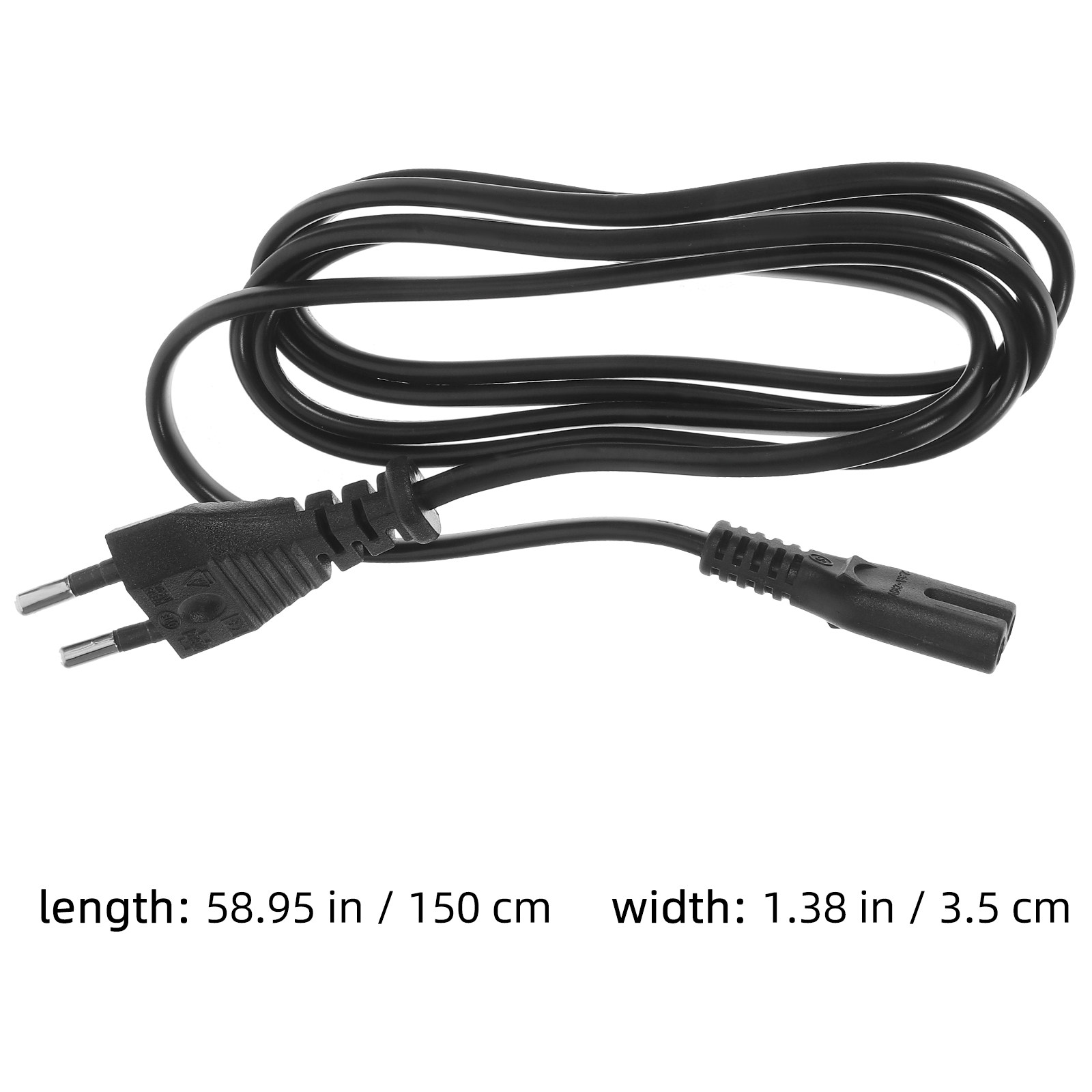 สายไฟสำรองแบบ 2 ขา 2 ชิ้น สายจ - Gaming Console Portable Pc บทวิจารณ์และราคา