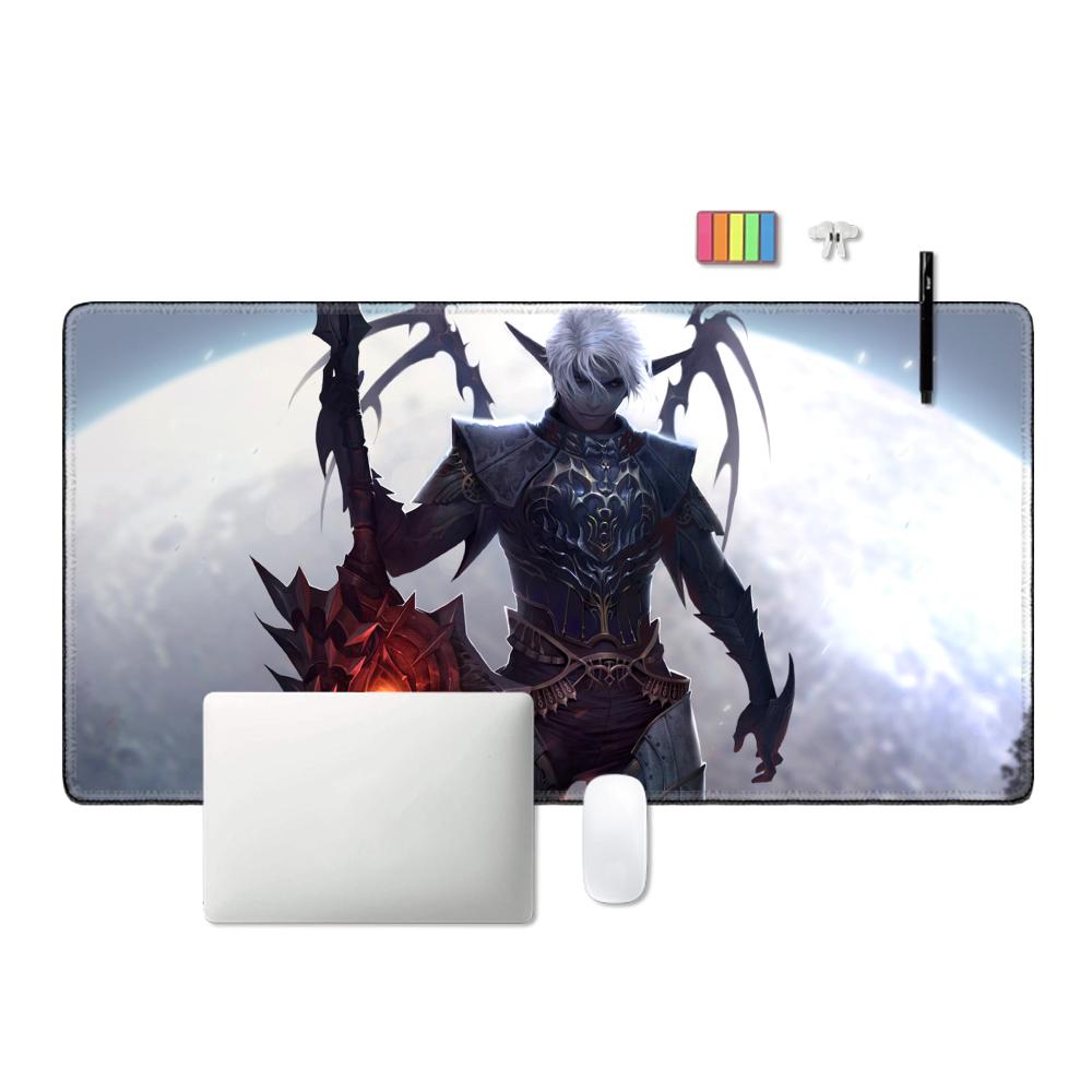 แผ่นรองเมาส์2ชิ้นแผ่นรองปูโต๊ะ - Gaming Console Portable Pc บทวิจารณ์และราคา