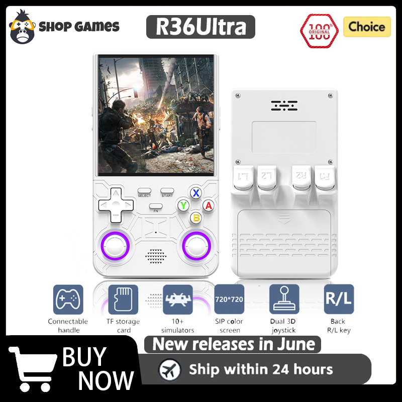 เครื่องเล่นวิดีโอเกม R36 Ultra - Gaming Console Linux บทวิจารณ์และราคา