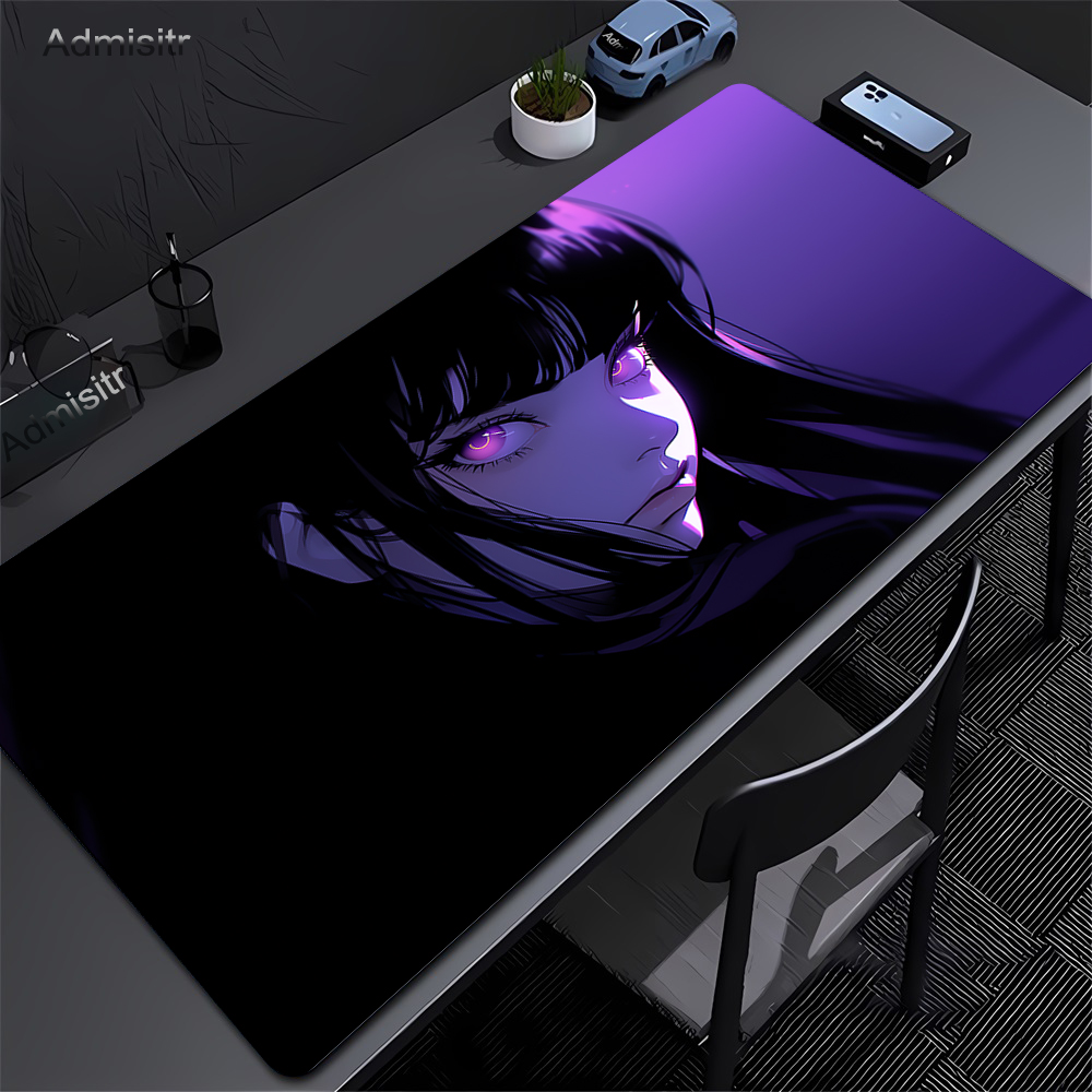 XXL เมาส์ Pad PC สีม่วงสาวอะนิ - Gaming Console Portable Pc บทวิจารณ์และราคา