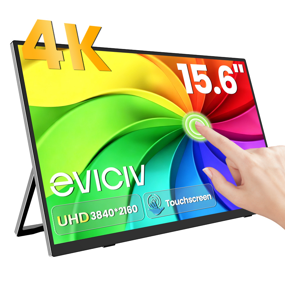 EVICIV จอภาพพกพา 4K หน้าจอสัมผ - Gaming Console Portable Pc บทวิจารณ์และราคา
